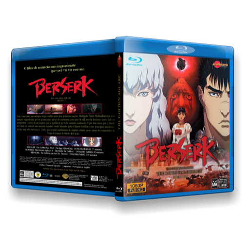 Blu-ray Berserk Memorial Edition - Série completa em alta definição dublada.