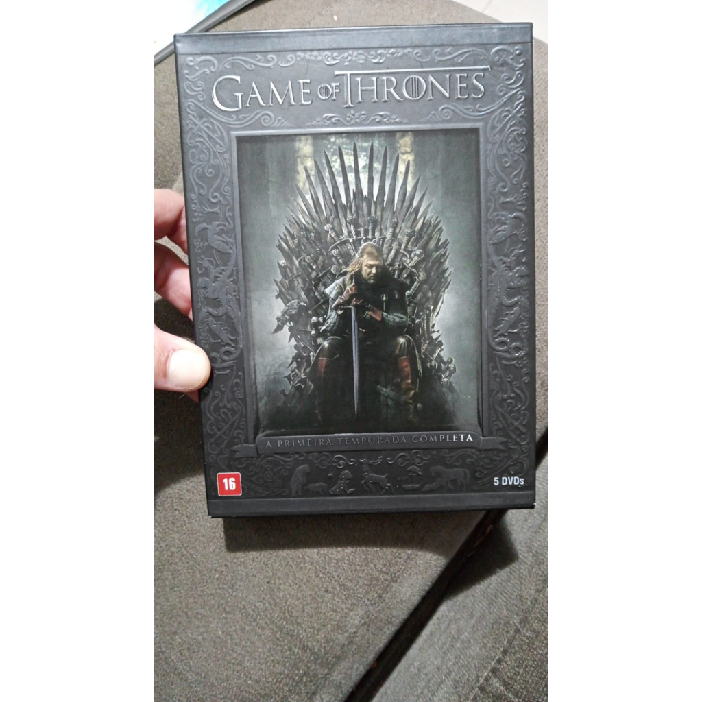 Box DVD Game Of Thrones A Primeira Temporada Completa 5 DISCOS