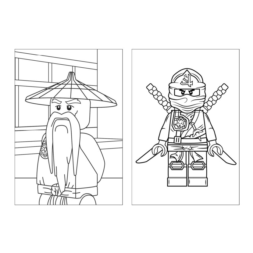 desenho para colorir do lego