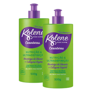 Kit c/2 Gel Creme para Pentear Kolene Curvaturas 500ml