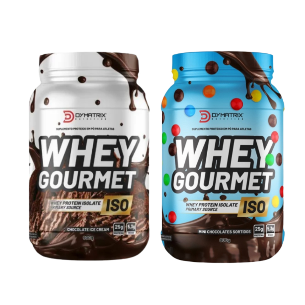 Kit 02x Whey Protein Isolado 25g Proteina Gourmet