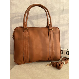 Bolsa Pasta Executiva Maleta Couro Sintético Com Alça Comprida