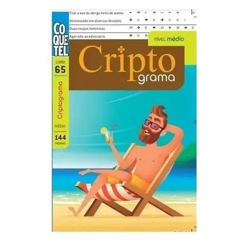 Livro Coquetel Criptograma Nível Médio Ed 84