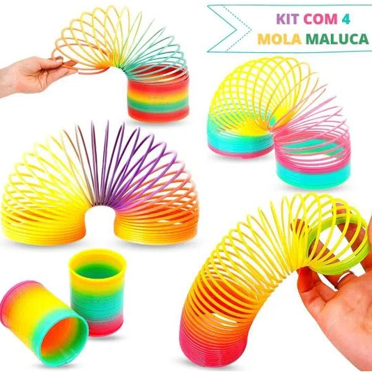 Mola Maluca Colorida Brinquedo Infantil-Kit 4 Unidades | Shopee Brasil