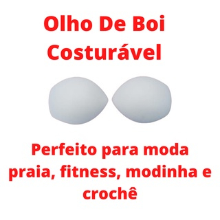 Kit 10 pares de Bojo Olho de Boi Costurável - Bojo em EVA - Bojo ...