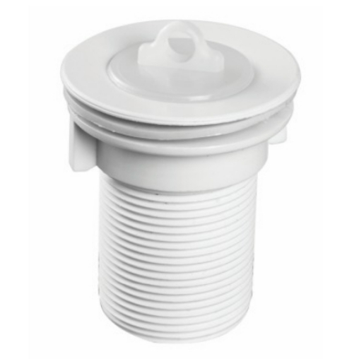 Válvula Tanque Lavanderia Escoamento 1.1/4'' - BRANCO ABS