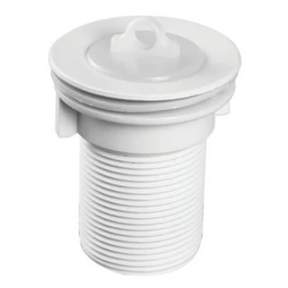 Válvula Tanque Lavanderia Escoamento 1.1/4'' - BRANCO ABS
