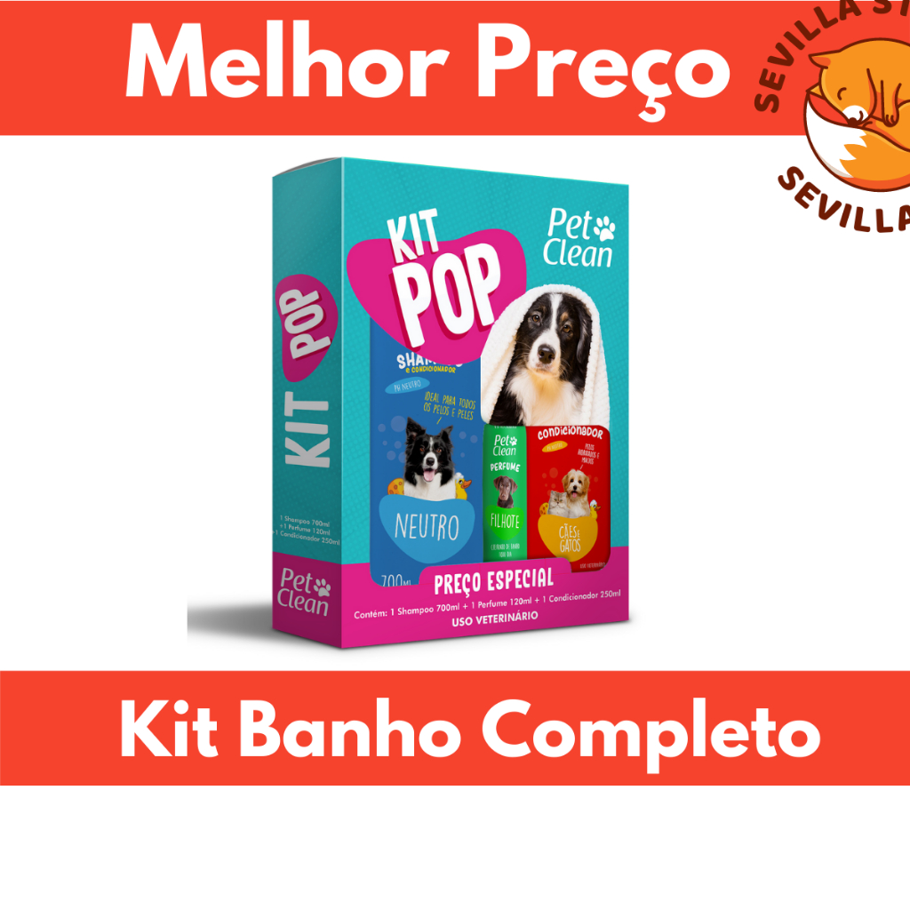 Kit Shampoo e Condicionador Pet Hidratante 250ml par cães e gatos Pet  Smelling Pelos mais fofinhos e super hidratados