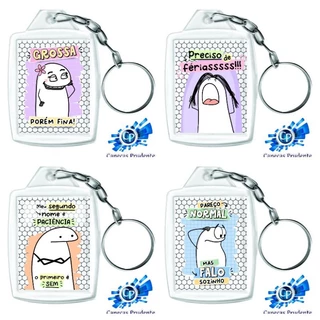 Kit com Chaveiros acrílico 3x4cm personalizado com sua arte