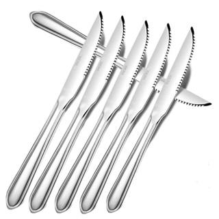 Kit12 FACAS DE CHURRASCO INOX
