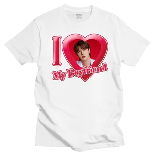 Camiseta Personalizada I love my boyfriend / I love my girlfriend Eu amo meu namorado ou namorada