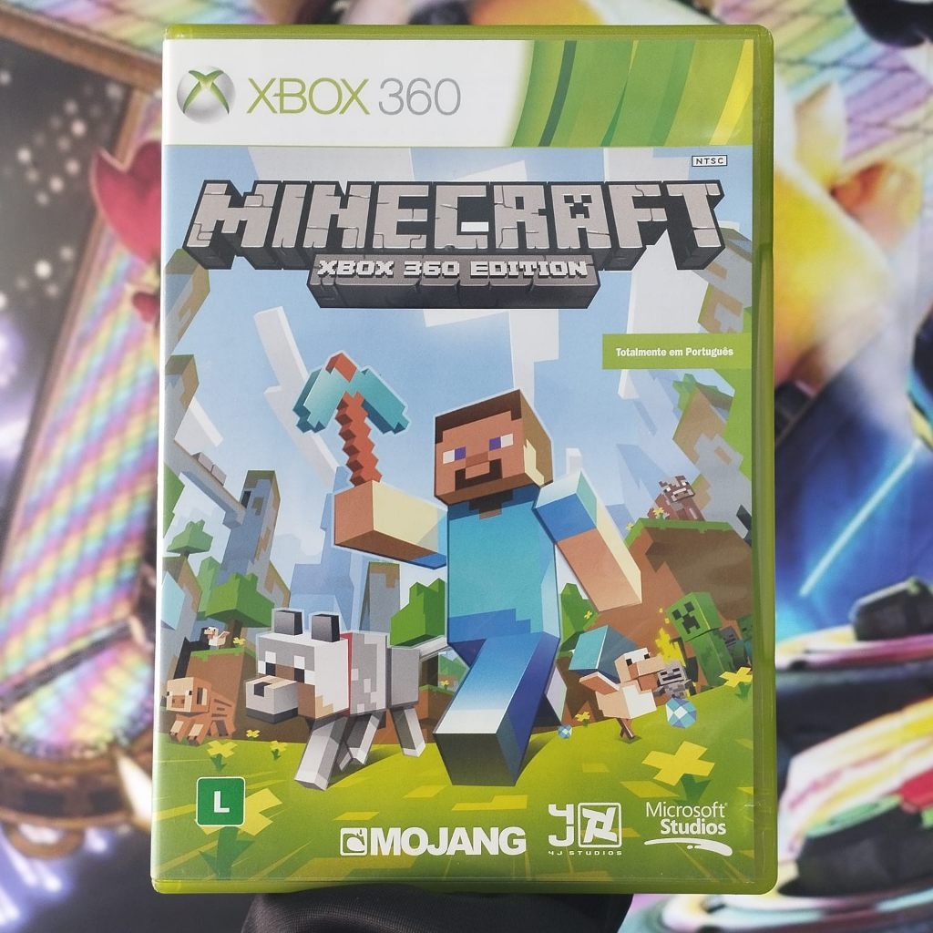 Minecraft Mídia Física Seminovo Original Xbox 360