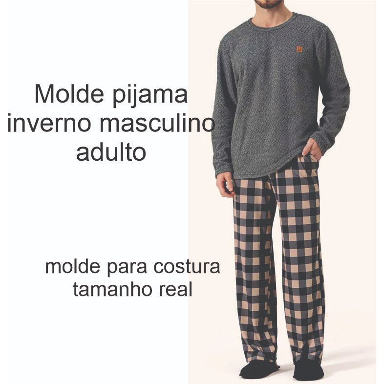 Tubarão - Pijama Masculino Longo