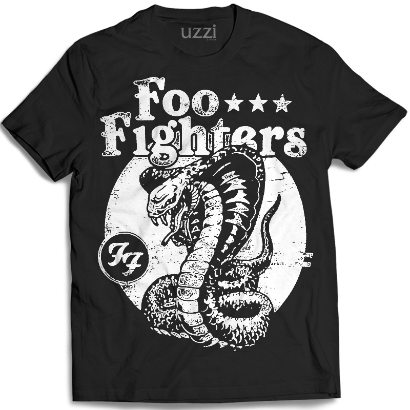Camisa Foo Fighters Camiseta de Banda de Rock Foofighters PB