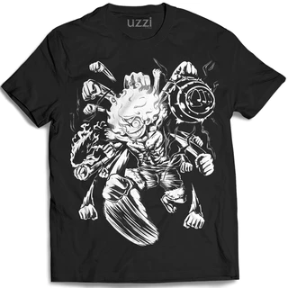Camisa Luffy One Piece Camiseta de Anime Blusa Algodão PB