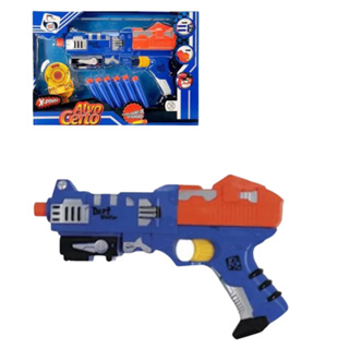 Pistola Lança Atira Dardos Similar Nerf Balas Espuma Barato