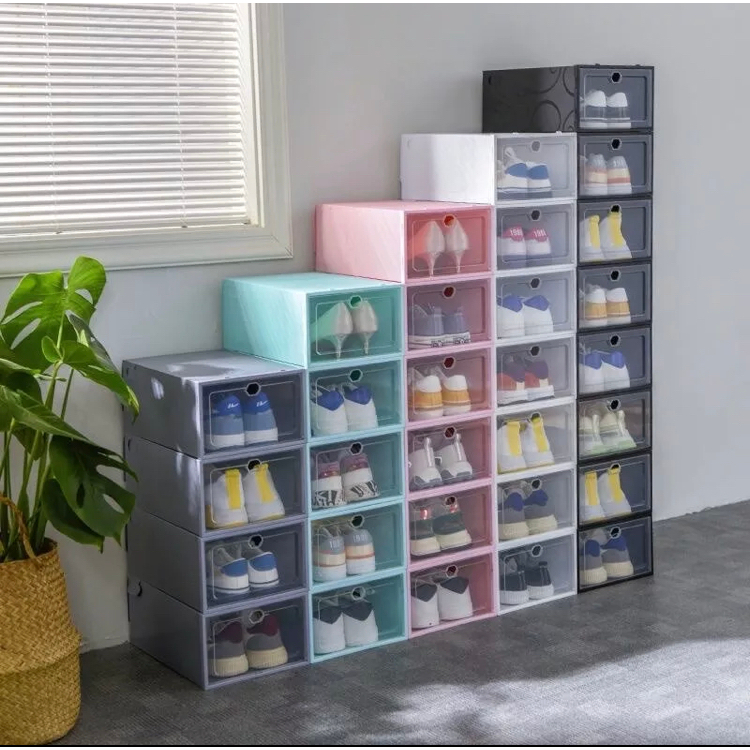 Caixa Organizador Para Tênis ou Sapatos Multiuso Tampa Flip