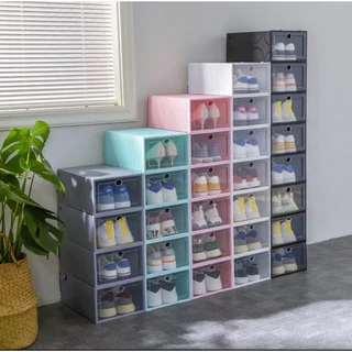 Caixa Organizador Para Tênis ou Sapatos Multiuso Tampa Flip