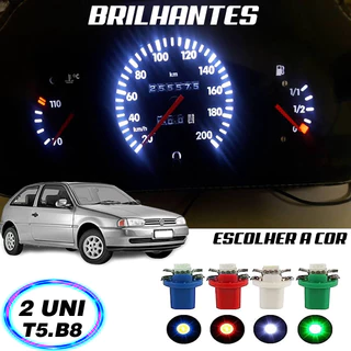 Lâmpada T5 B8.5 w5w Painel Gol Bola 2 Peças