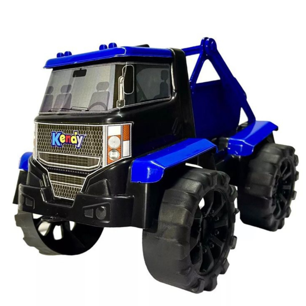 Brinquedo para Meninos Caminhão Com Carga de 3 Carros Transcar