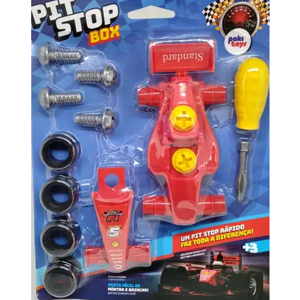 Carrinho De Corrida Monta E Desmonta Pit Stop C/ Acessórios | Shopee Brasil