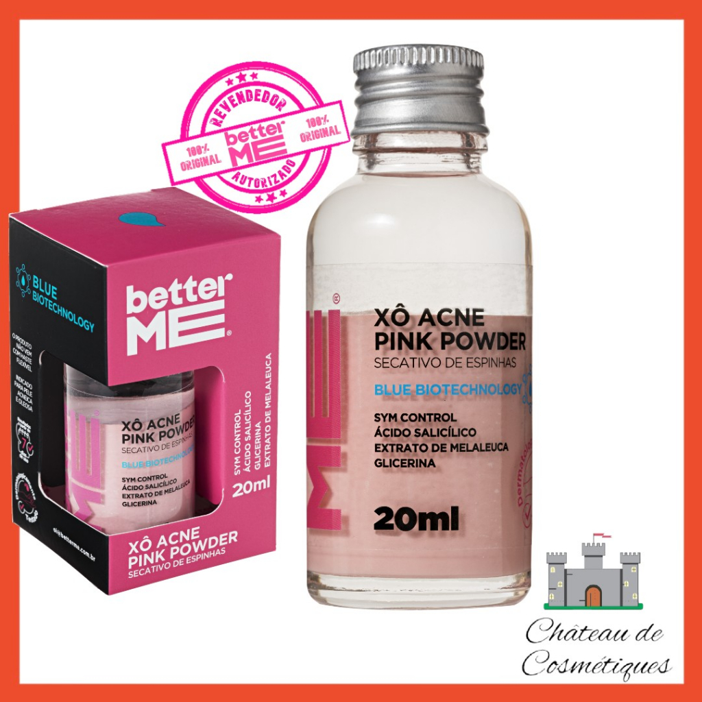 Xô Acne Pink Powder Secativo de Espinhas Better Me 20ml | Shopee Brasil