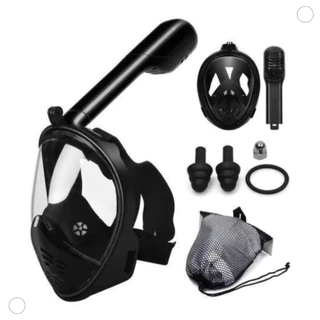 Mascara De Mergulho Snorkel Full Face Natação Para Adultos