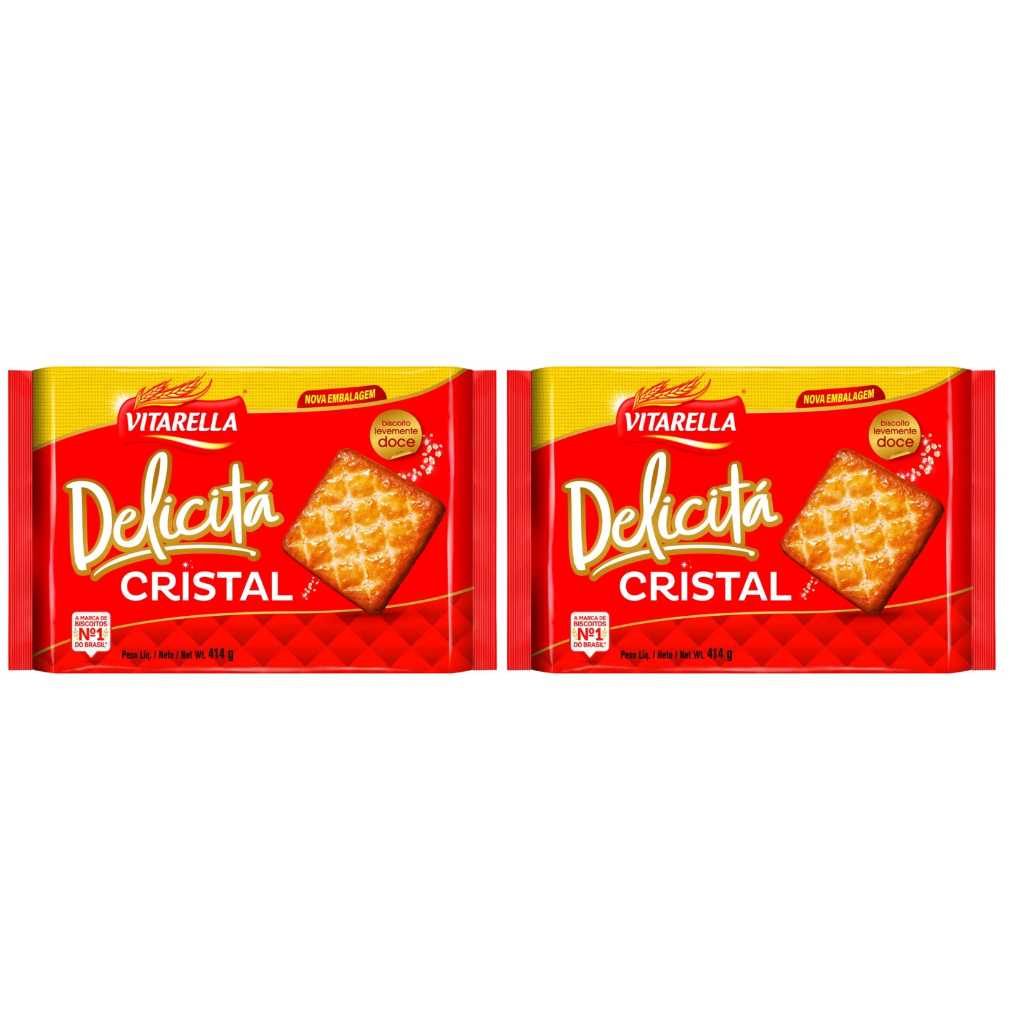 BISCOITO DELICITÁ CRISTAL 414G - VITARELLA - Loja do Abençoado Festas  Artigos para festas e Decoração de Aniversário com os melhores preços e  condições ! Compra 100% Segura