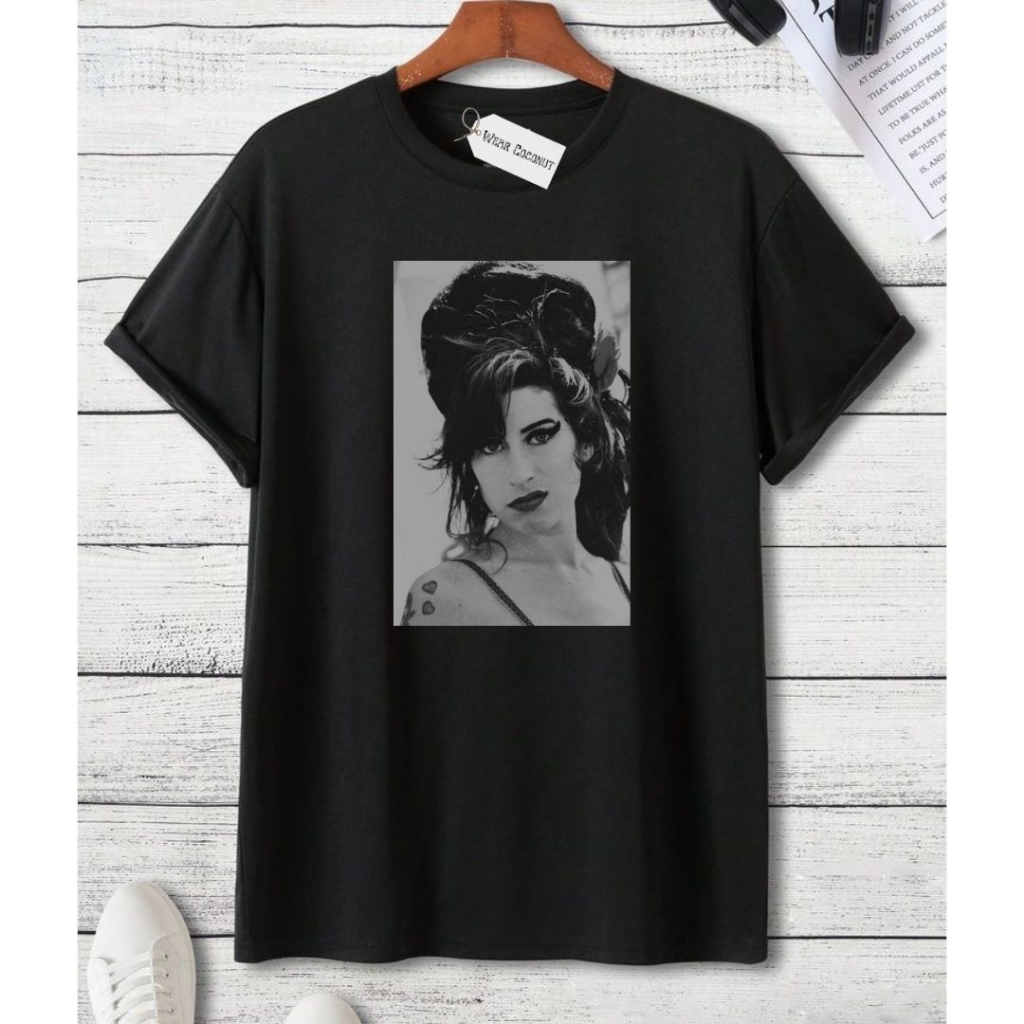 Camiseta Amy Winehouse unisex T-shirt, camisa Amy Winehouse | Shopee Brasil