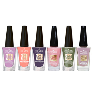 PROMOÇÃO!!!! Kit 6 Esmaltes Colorama Efeito Gel Seca Sem cabine 10 Dias De Duração