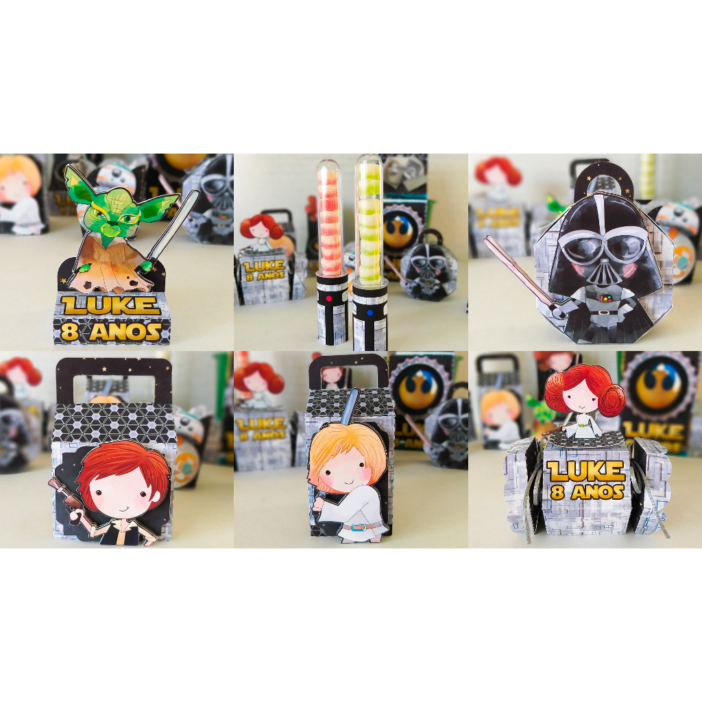 Lembrancinhas Star Wars 01- VALOR INCLUSOS 10 UNIDADES