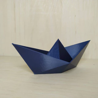 Barquinho Origami decorativo Presente Barco Impressão 3D