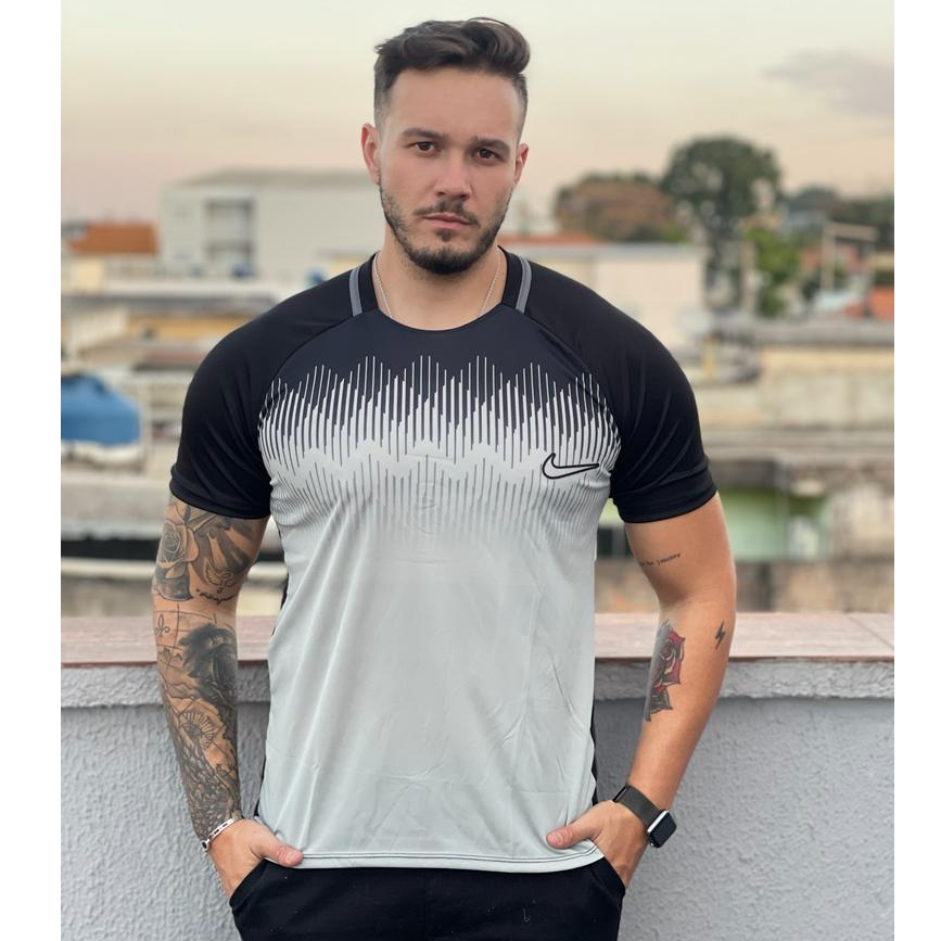 Camiseta masculina Dryfit leve e confortavel para treino academia corrida varias cores