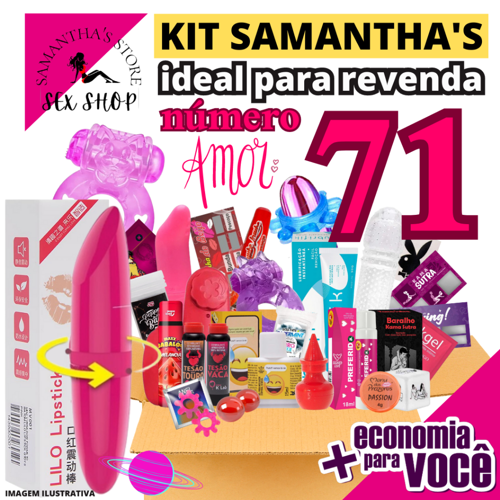 Kit Número 71 Sex Shop Produtos Eróticos Diversos Para Revenda Shopee Brasil