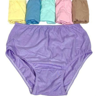 Kit 6 Calcinha Calçola Para Senhora Grande Algodão Cores Variadas Confortável