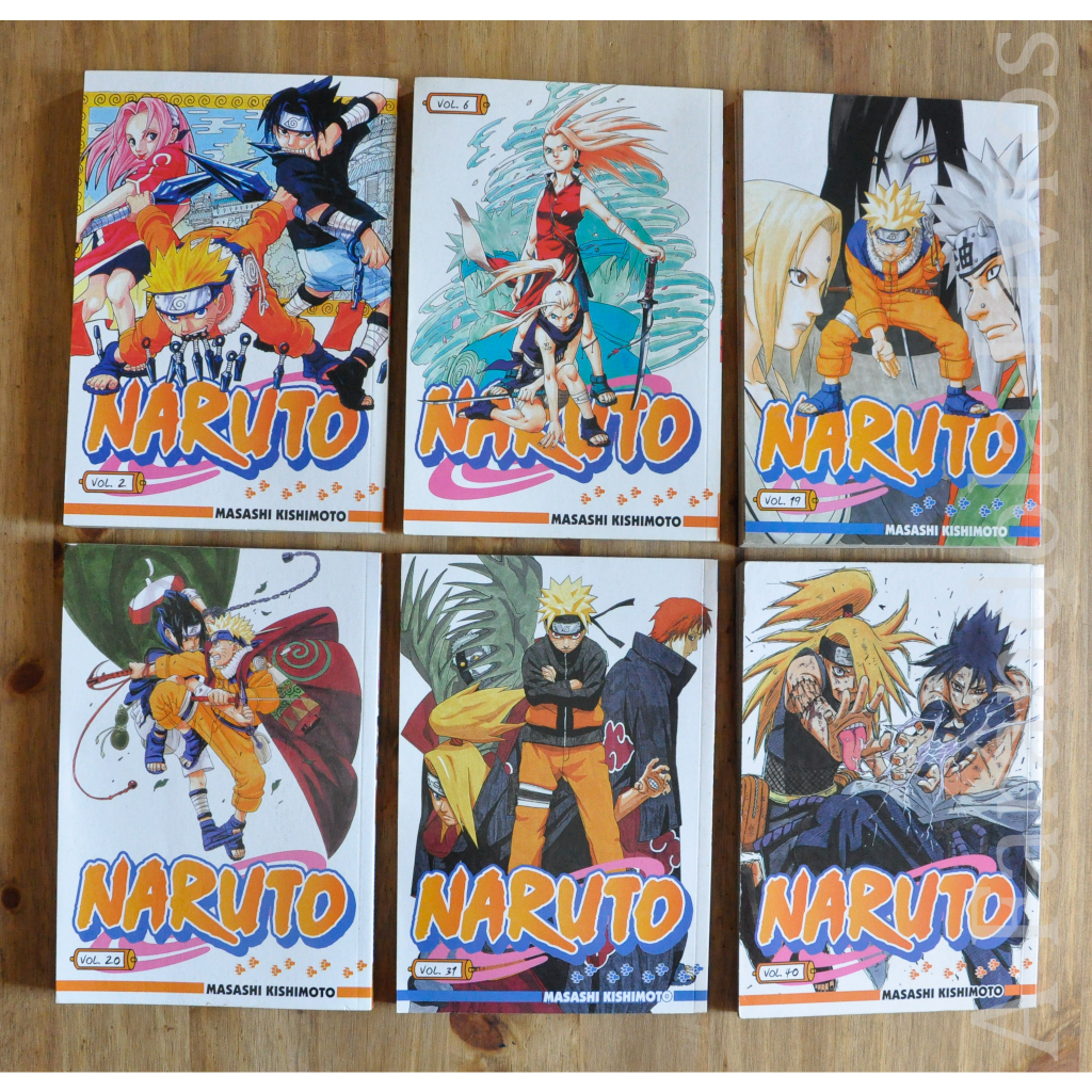 Naruto 2 + 6 + 19 + 20 + 31 + 40 Panini | Shopee Brasil