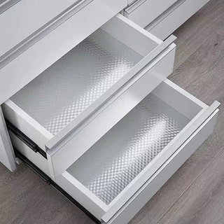 Papel Adesivo de Alumínio para Parede /Armário /Fogão/ Balcão Cozinha - 60cm x 3 Metros Impermeável e Autocolante