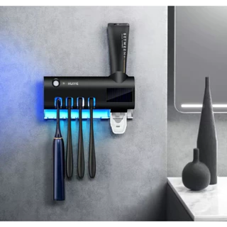 Aplicador Pasta de Dente Dispenser Porta Escovas Com Esterilizador UV
