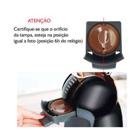 10 Cápsula Café Reutilizável Dolce Gusto Recarregável Refrescante Efectivo Promoção