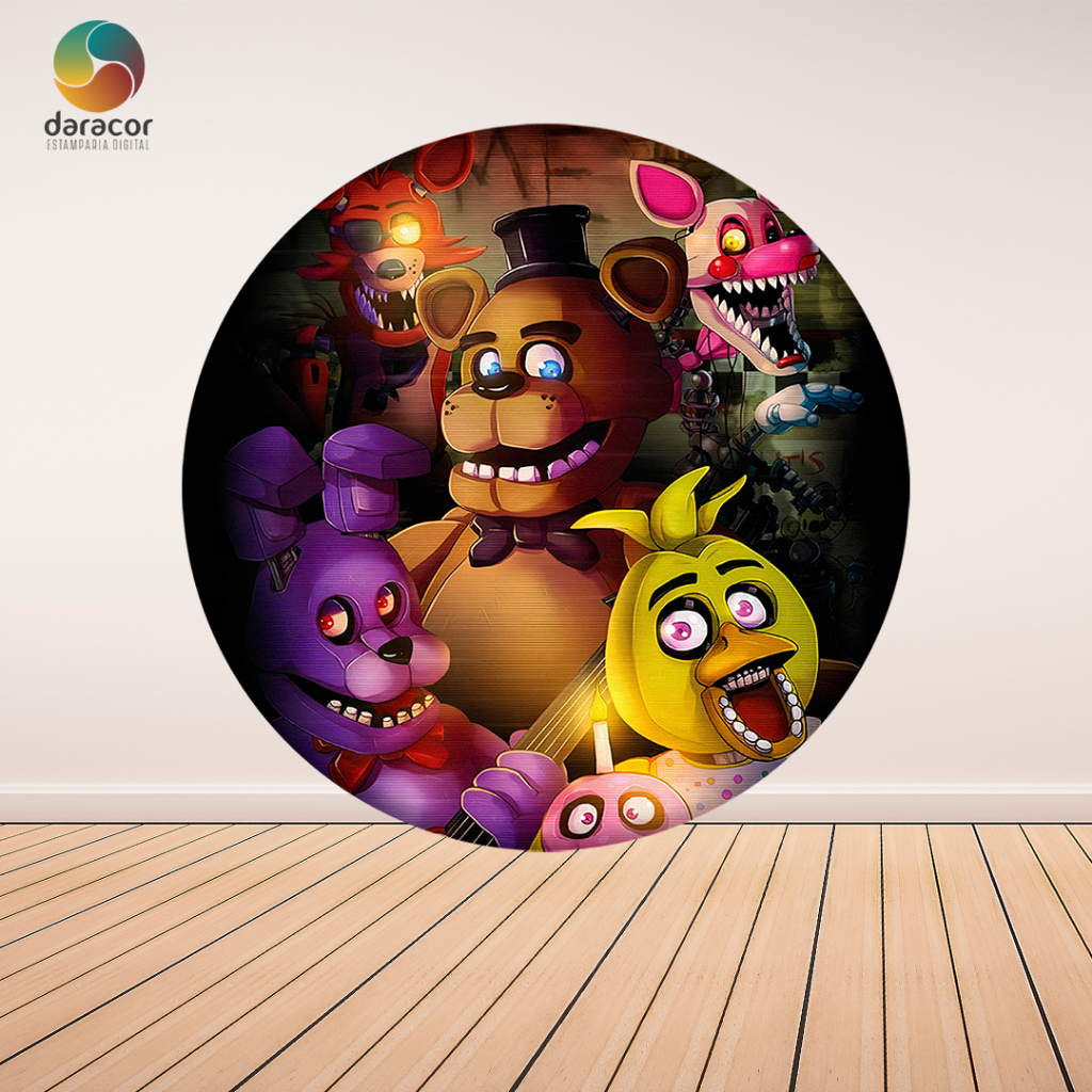 Cartelado Five Nights at Freddy's Security Breach C/5 personagens