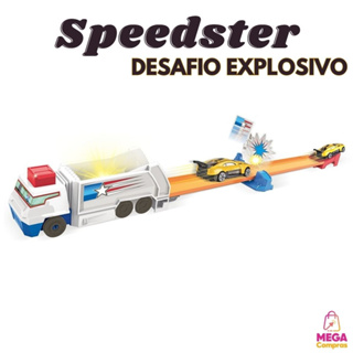 Pista de Carrinhos Brinquedo Speedster Desafio Explosivo Com Caminhão Polibrinq