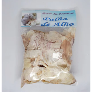 Palha de alho - casca de alho - erva in natura - erva seca - para defumação