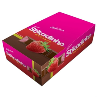 Chocolate Stikadinho Morango Neugebauer Chocolates 12g- 32un