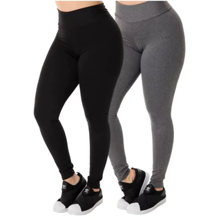 Kit 2 Calças Leg Suplex Feminina Fitness