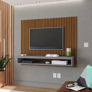 Prateleira Para Tv Quarto Sala Painel Até 50 Polegadas Promoção