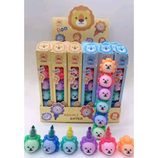 TINGLI Canetas marca-texto, 6 peças fofas mini caneta-texto Kawaii desenho  de sorvete em forma de sorvete fluorescente para escola, escritório,  artigos de papelaria