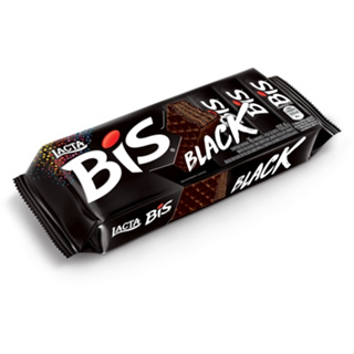 Wafer Recheio E Cobertura Chocolate Lacta Bis Black Pacote 100,8g