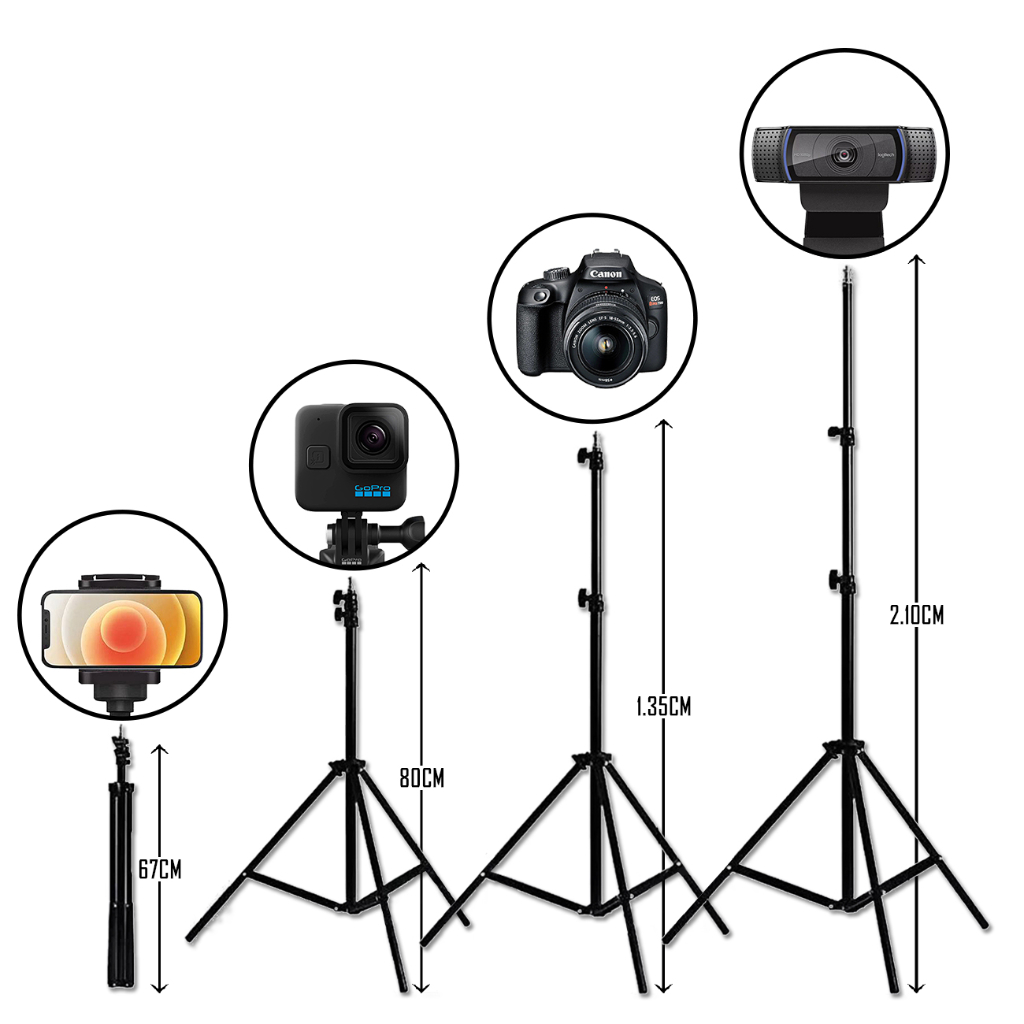 Supporto Webcam Magnetico Regolabile 64cm - Compatibile Con Logitech C920, C922, Brio, StreamCam E Smartphone - Foto 12