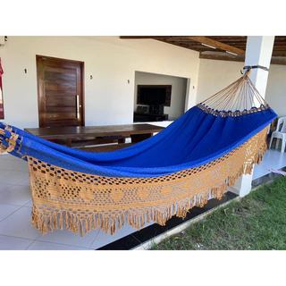 Rede De Dormir Descanso Bucho De Boi Luxo gigante 4,5m