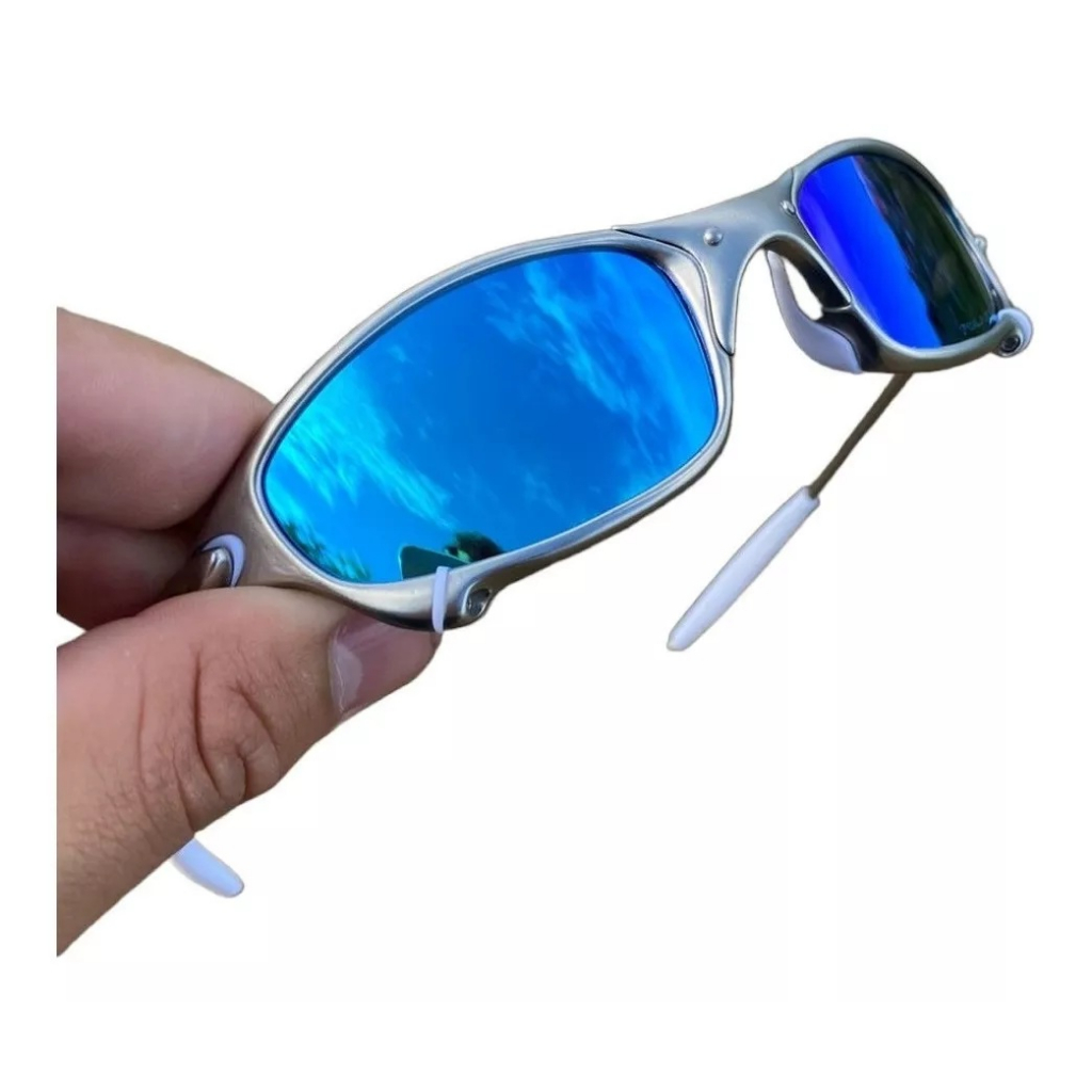 Oculos De Sol Juliet Plasma Lente Azul Claro Céu X-Metal Polarizadas Pinado Doublex Romeo Penny Vilão Mars Bebe